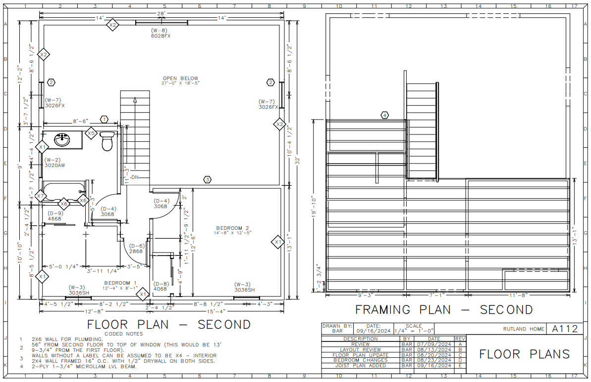 House plans sheet 3