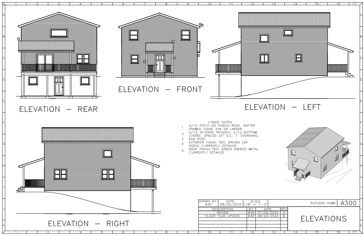 House plans sheet 4