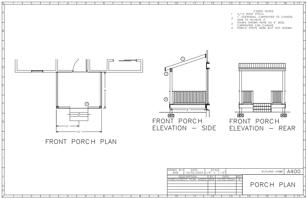 House plans sheet 5