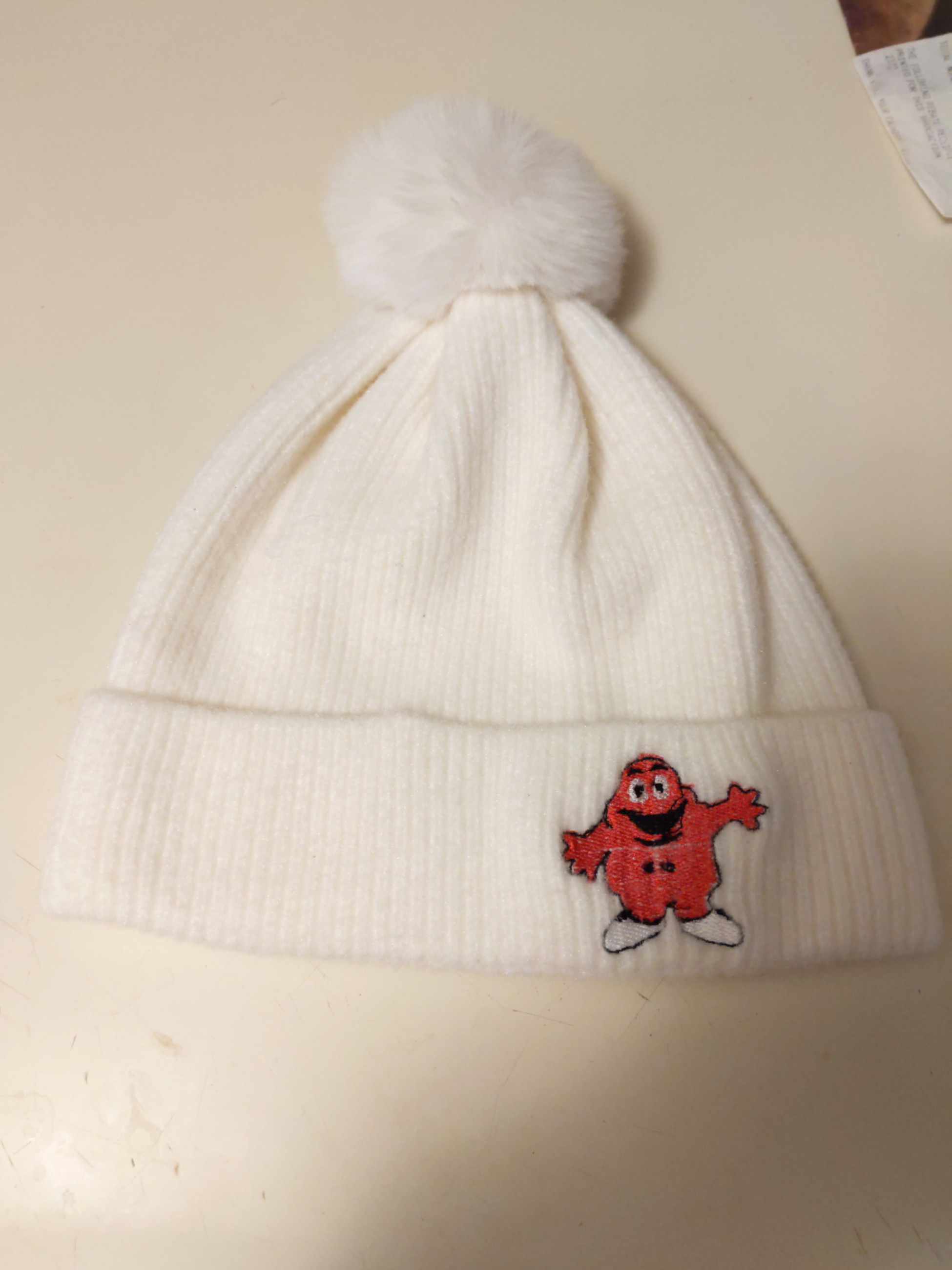 A hat that I embroidered.